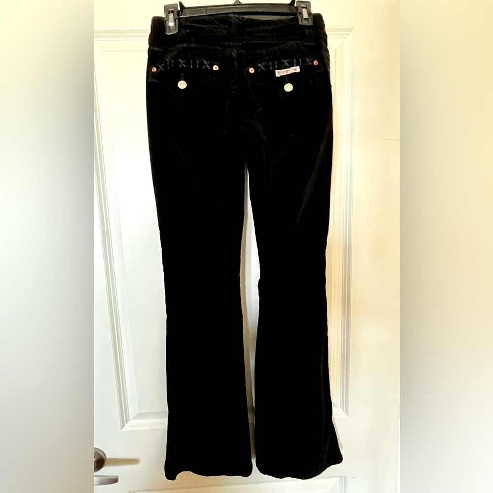 Hudson Black Velvet Jeans